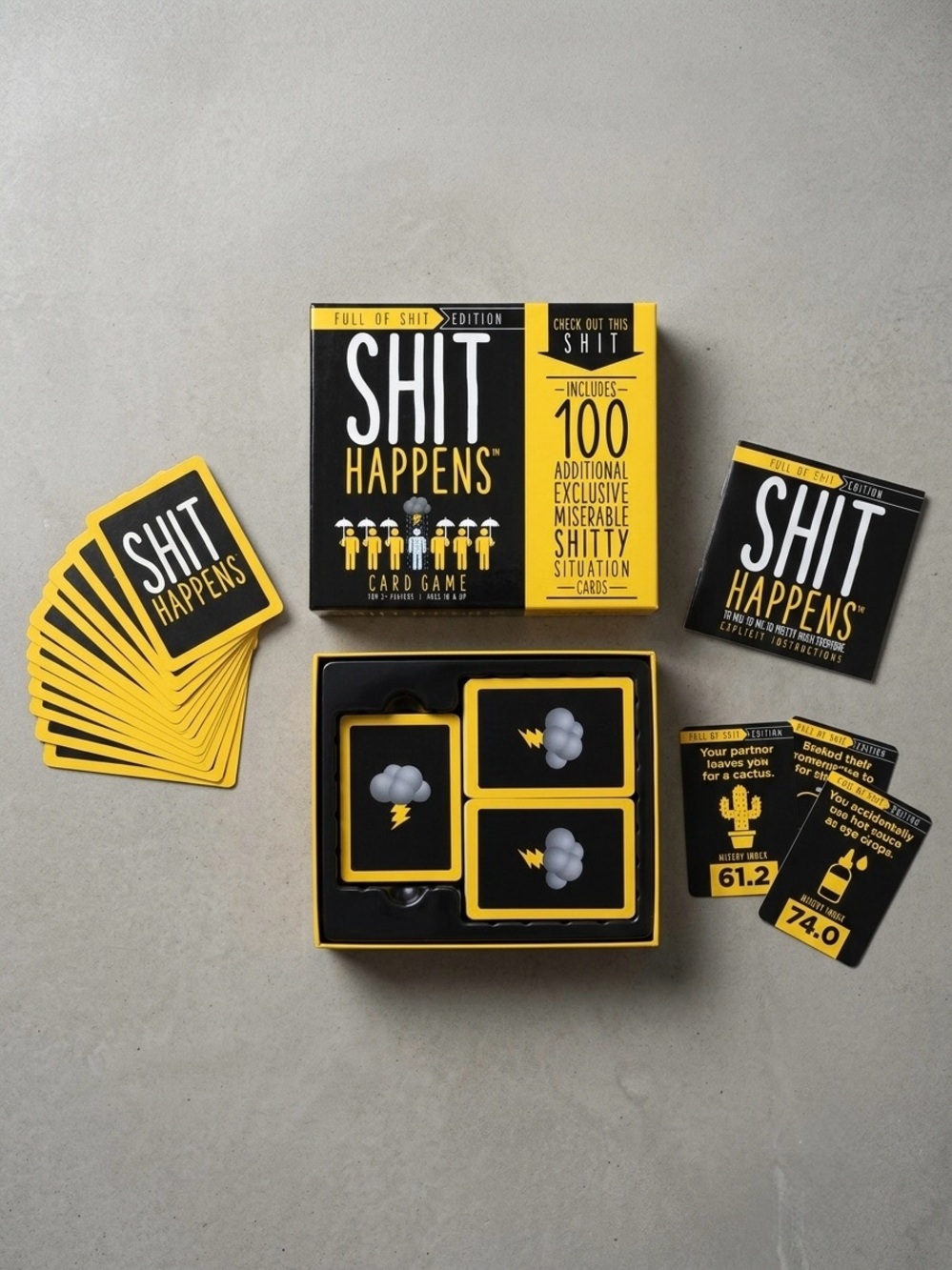 Shit Happens Card Game - Full of Shit Edition (Adult Party Game)